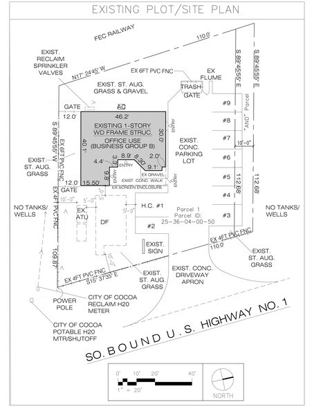 1191 Rockledge Blvd, Rockledge, FL à louer - Plan de site – Image 3 sur 5