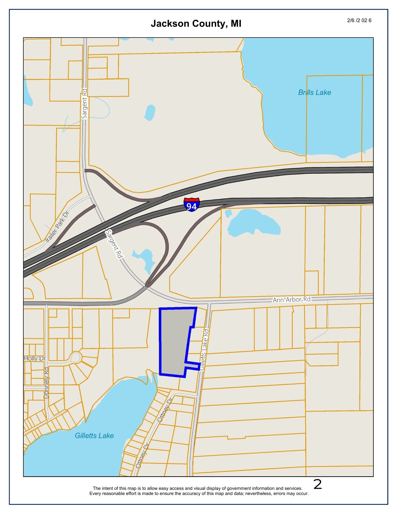 0 Ann Arbor Rd, Jackson, MI à vendre Photo principale– Image 1 sur 10