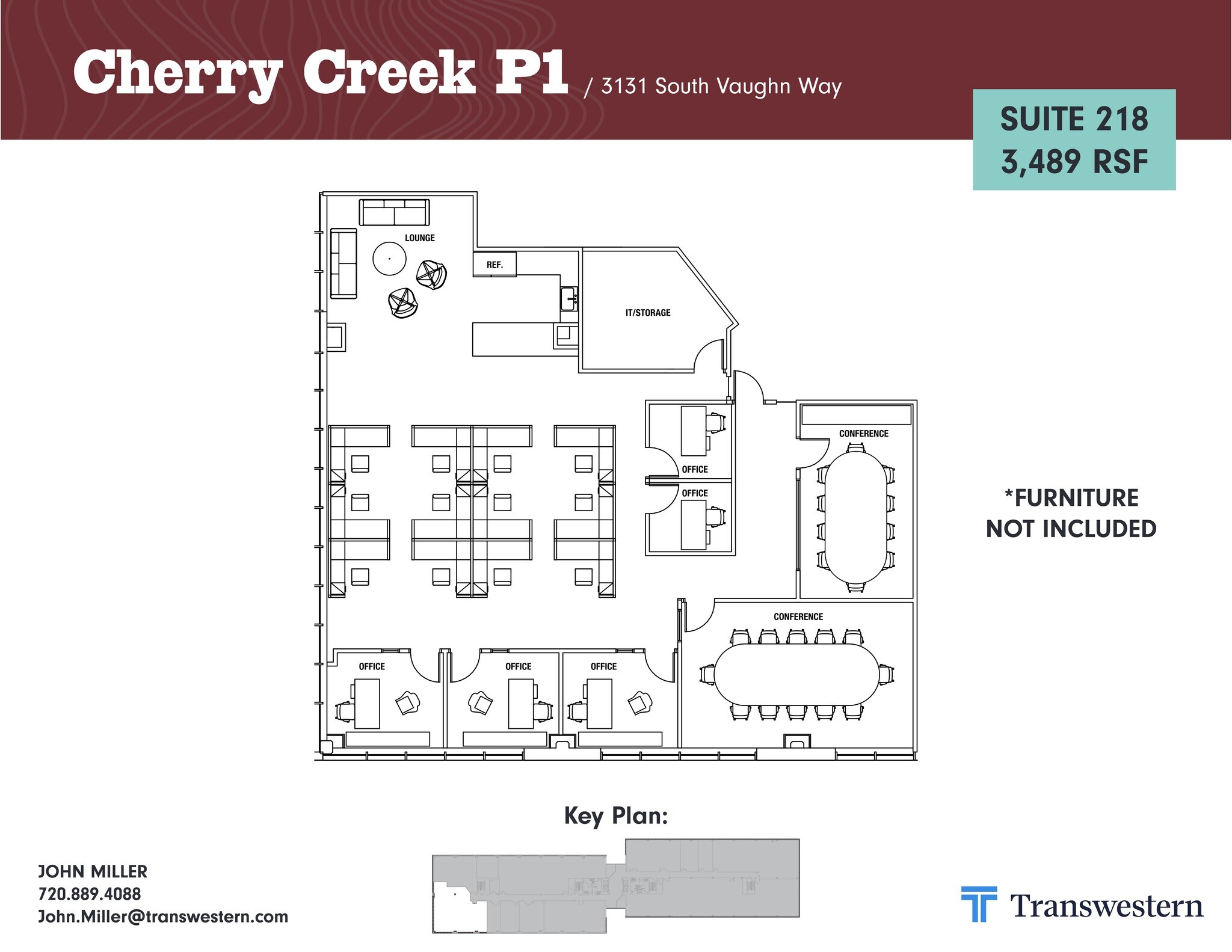 3131 S vaughn Way, Aurora, CO à louer Plan de site– Image 1 sur 2