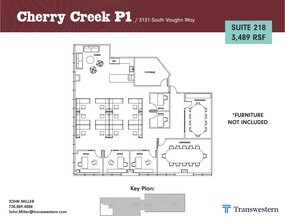3131 S vaughn Way, Aurora, CO à louer Plan de site– Image 1 sur 2