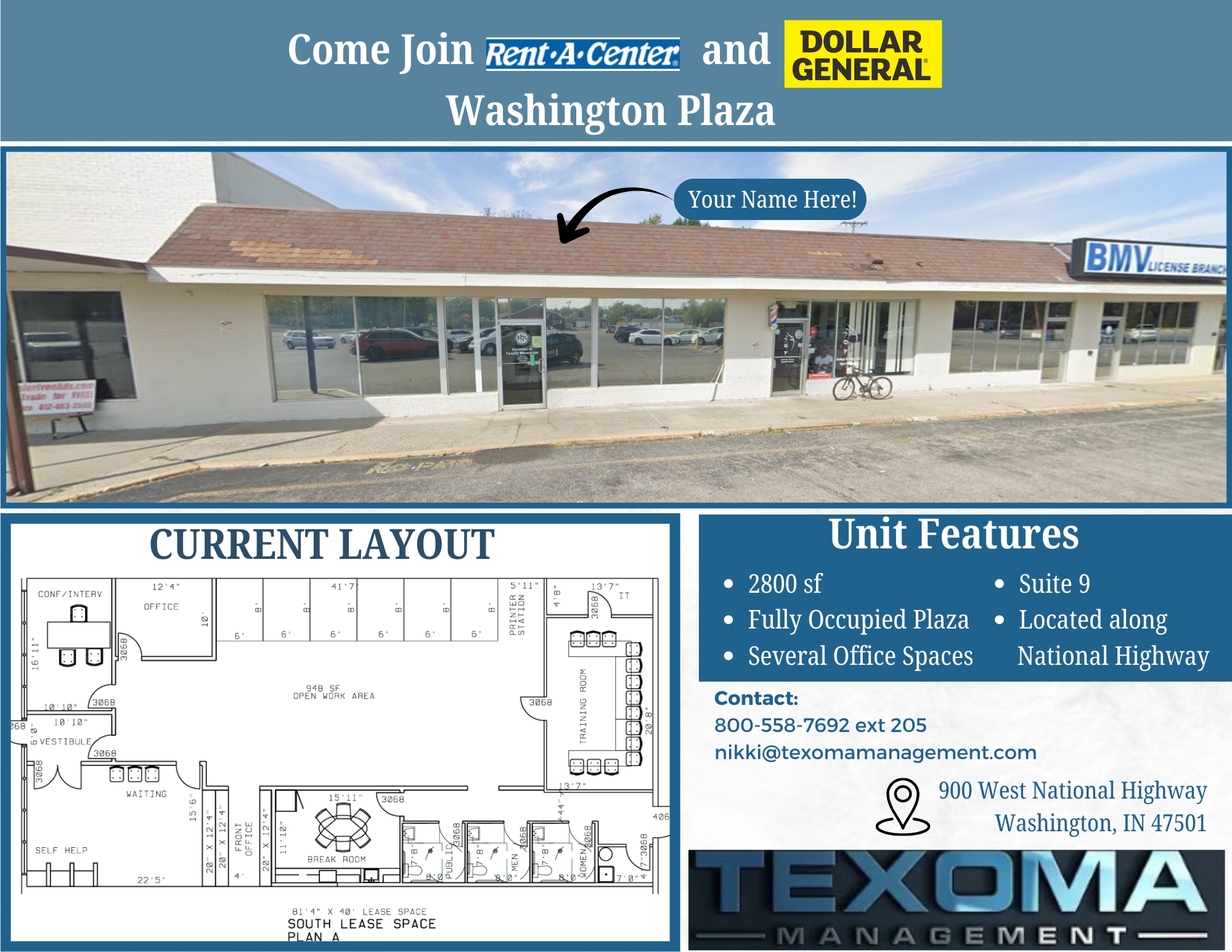 900 W National Hwy, Washington, IN à louer Photo principale– Image 1 sur 14