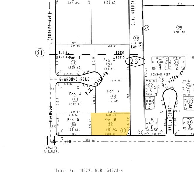 10184 6th St, Rancho Cucamonga, CA à louer - Plan cadastral – Image 2 sur 12