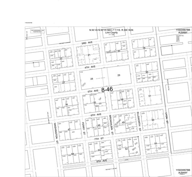 430 4th Ave, Albany, OR à vendre - Plan cadastral – Image 2 sur 2