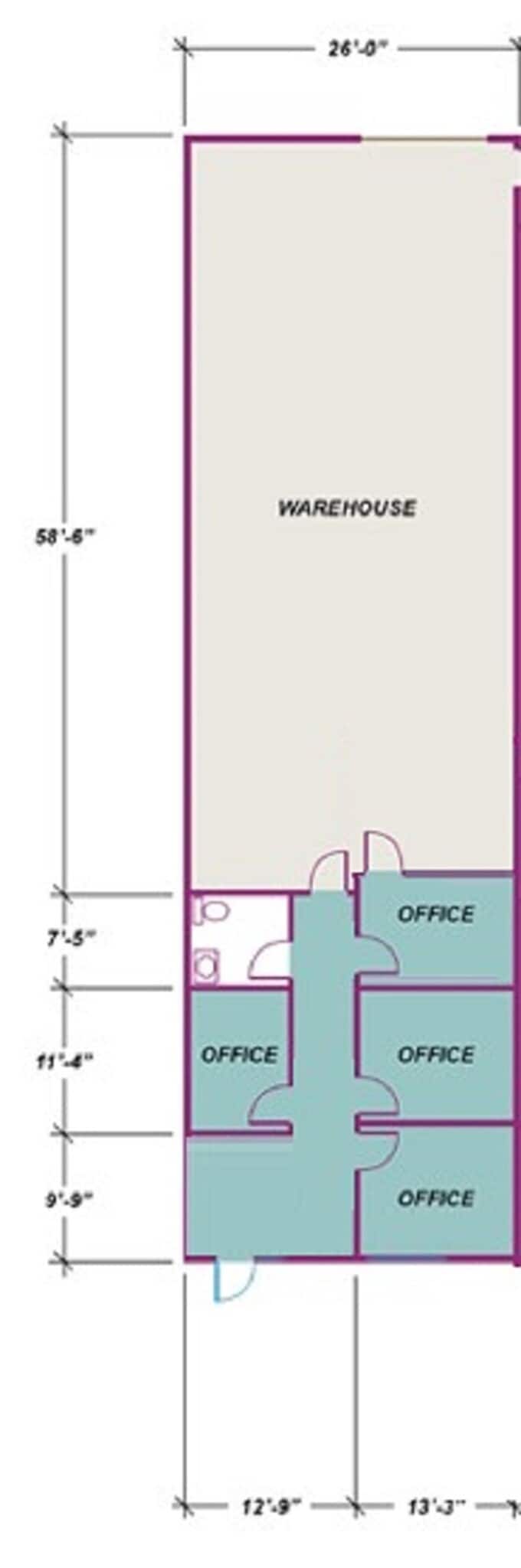 6255 McLeod Dr, Las Vegas, NV à louer Plan d’étage– Image 1 sur 10