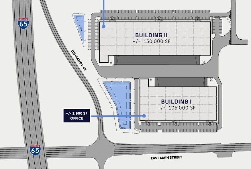 E Main & I-65 St, Greenwood, IN à louer - Plan de site – Image 2 sur 2