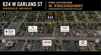 Plus de détails pour 624 W Garland St, Paragould, AR - Terrain à vendre