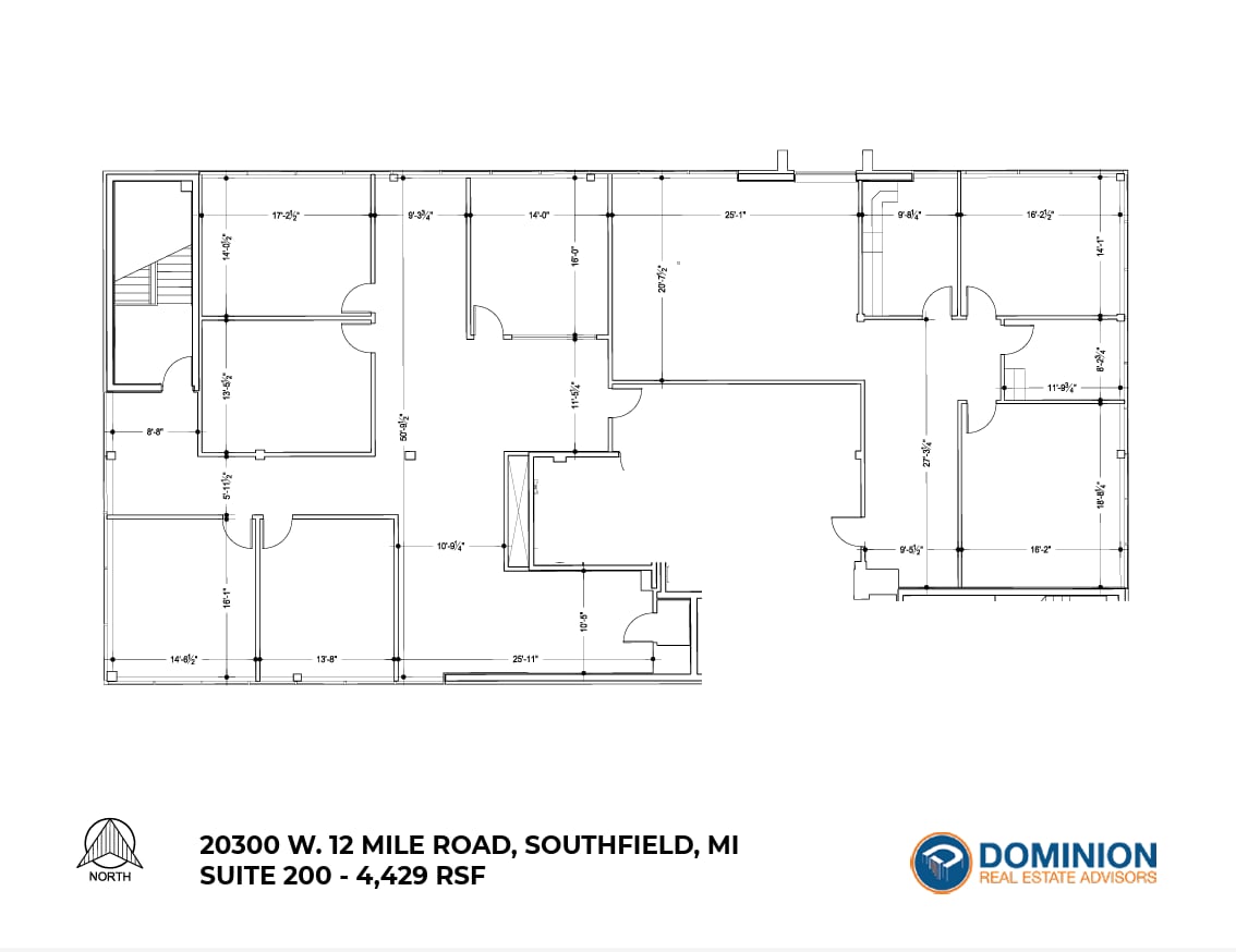 20300 W 12 Mile Rd, Southfield, MI à louer Plan d’étage– Image 1 sur 1