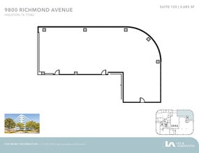 9800 Richmond Ave, Houston, TX à louer Plan d’étage– Image 1 sur 1