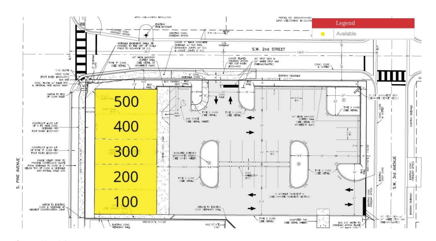 207 S Pine Ave, Ocala, FL à louer Plan de site– Image 1 sur 1