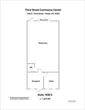 1920-1930 E 3rd St, Tempe, AZ à louer Plan d’étage– Image 1 sur 1