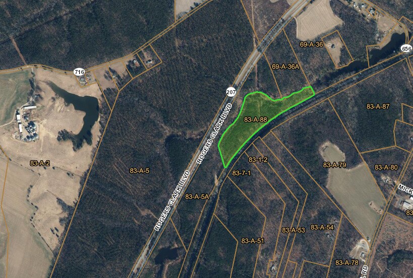 Rogers Clark Blvd, Ruther Glen, VA à vendre - Plan cadastral – Image 2 sur 3