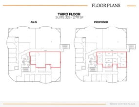9400 Grogans Mill Rd, The Woodlands, TX à louer Plan d’étage– Image 2 sur 2