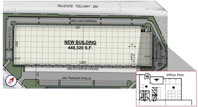 4000 Commercial Ave, Northbrook, IL à louer Plan d’étage– Image 1 sur 1