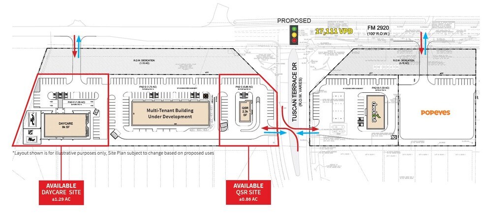 Cypress Green- Pad Sites, Hockley, TX à vendre - Plan de site – Image 2 sur 2