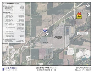 Plus de détails pour I-80 & Brisbin Rd, Morris, IL - Industriel/Logistique à louer