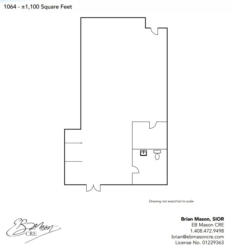 1060-1070 Lincoln Ave, San Jose, CA à louer Plan d’étage– Image 1 sur 1