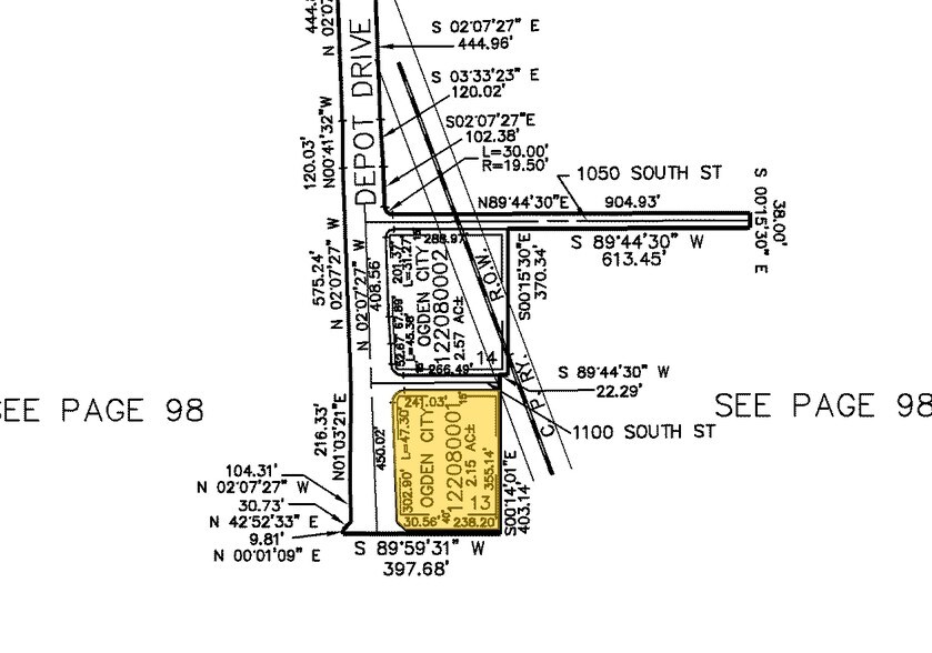 1150 S Depot Dr, Ogden, UT à louer - Plan cadastral – Image 2 sur 2