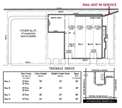 520 Thomas Dr, Bensenville, IL à louer Plan d’étage– Image 1 sur 1