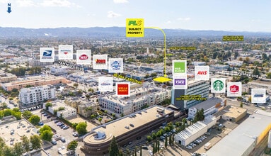 6801 Van Nuys Blvd, Van Nuys, CA - Vue aérienne  vue de carte - Image1