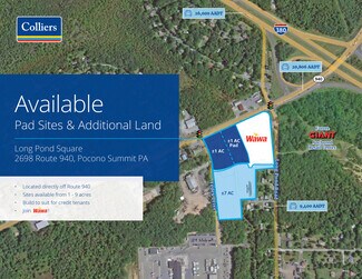Plus de détails pour 2698 Route 940, Pocono Summit, PA - Terrain à louer