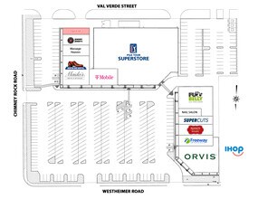 5727 Westheimer Rd, Houston, TX à louer Plan de site– Image 1 sur 1