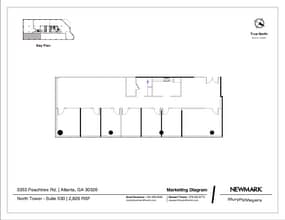 3353 Peachtree Rd NE, Atlanta, GA à louer Plan d’étage– Image 1 sur 1