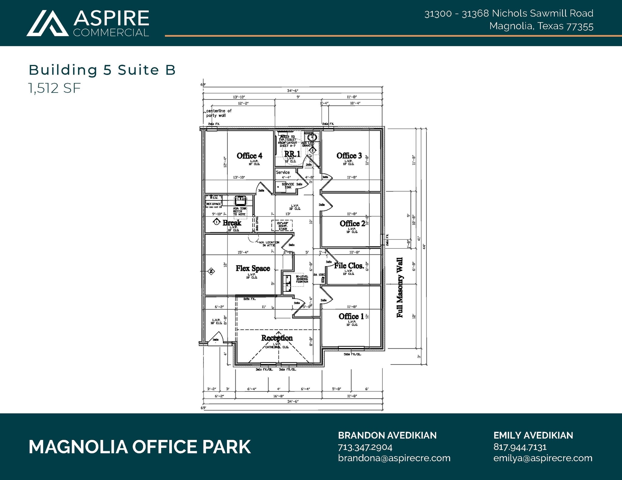 31368 Nichols Sawmill Rd, Magnolia, TX à louer Plan d’étage– Image 1 sur 2