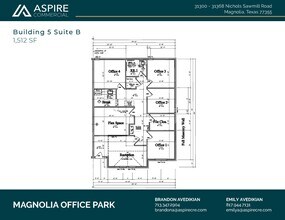 31368 Nichols Sawmill Rd, Magnolia, TX à louer Plan d’étage– Image 1 sur 2