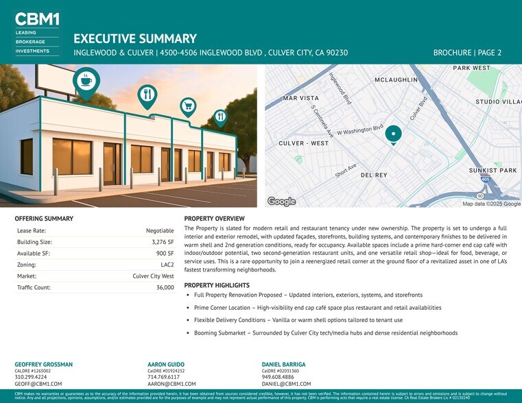 4500-4506 Inglewood Blvd, Culver City, CA à louer - Photo de l’immeuble – Image 3 sur 8