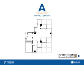 14841 N Dallas Pky, Addison, TX à louer Plan d’étage– Image 1 sur 1