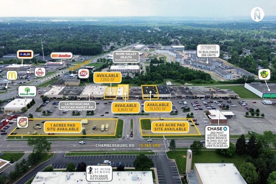 6070-6254 Chambersburg Rd, Huber Heights, OH à louer - Photo de l’immeuble – Image 2 sur 5