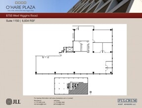 8725 W Higgins Rd, Chicago, IL à louer Plan d’étage– Image 1 sur 1