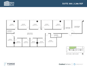 511 E John Carpenter Fwy, Irving, TX à louer Plan d’étage– Image 1 sur 1