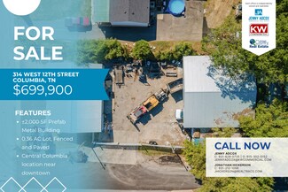 Plus de détails pour 314 W 12th St, Columbia, TN - Industriel/Logistique à vendre
