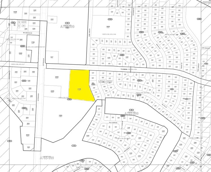 2400 Trawood Dr, El Paso, TX à louer - Plan cadastral – Image 2 sur 15