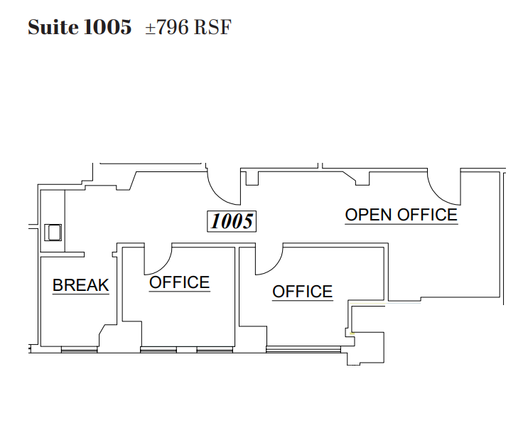 1624 Franklin St, Oakland, CA à louer Plan d’étage– Image 1 sur 1