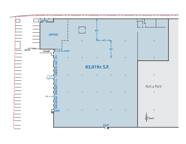 2522 E 37th St, Vernon, CA à louer Plan d’étage– Image 1 sur 1