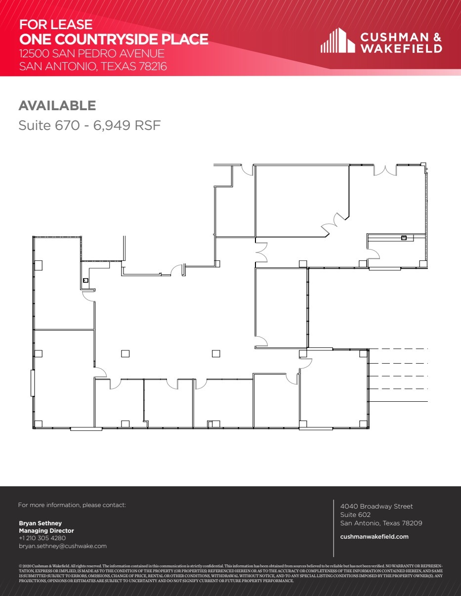 12500 San Pedro Ave, San Antonio, TX à louer Plan d’étage– Image 1 sur 1