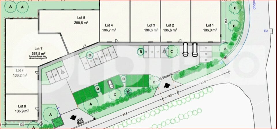 Local d'activités dans Quincieux à vendre - Plan de site – Image 3 sur 3