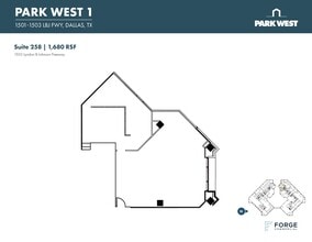 1501-1507 Lyndon B Johnson Fwy, Dallas, TX à louer Plan d’étage– Image 1 sur 1