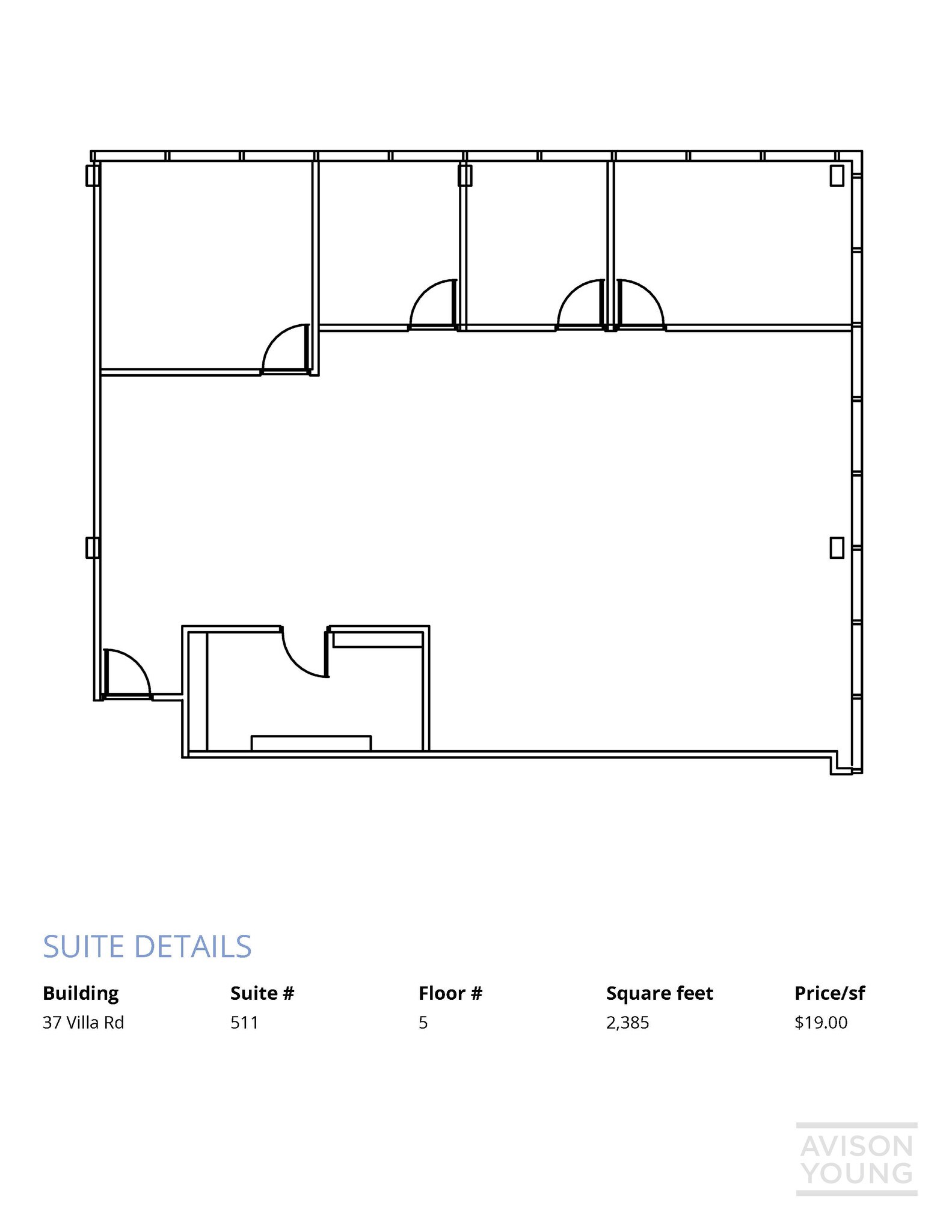 33 Villa Rd, Greenville, SC à louer Photo intérieure– Image 1 sur 1