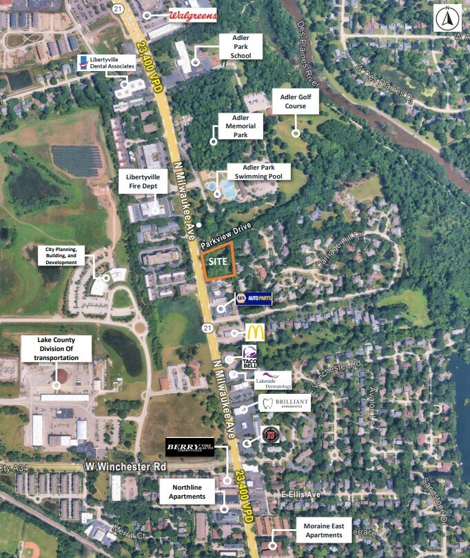 1470 N Milwaukee Ave, Libertyville, IL à vendre Photo principale– Image 1 sur 2