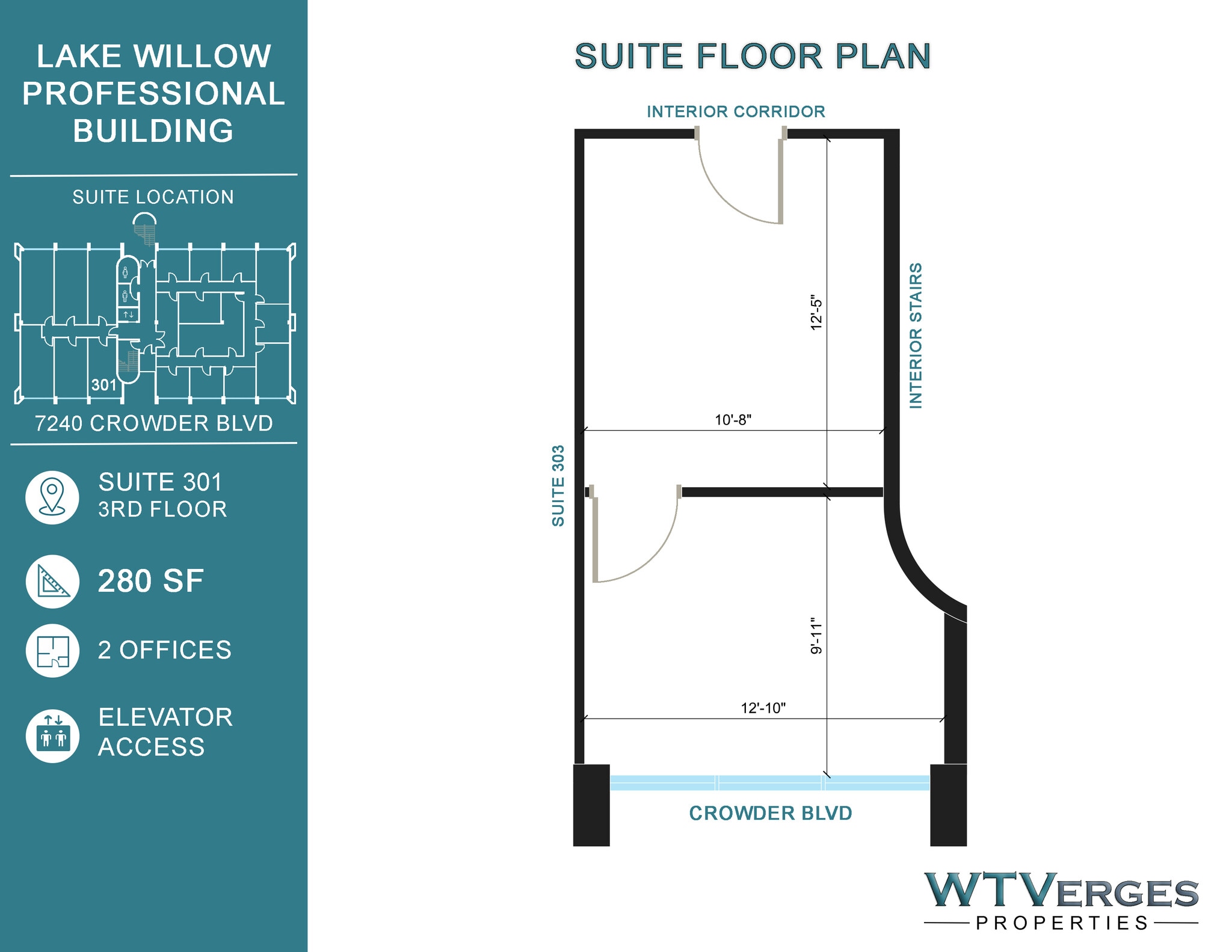 7240 Crowder Blvd, New Orleans, LA à louer Plan d’étage– Image 1 sur 2
