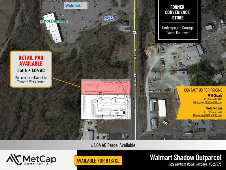 1522 Durham Rd, Roxboro, NC à louer - Photo de l’immeuble – Image 1 sur 1