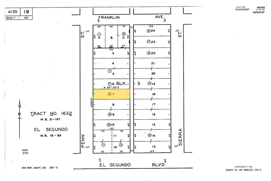 122 Penn St, El Segundo, CA à louer - Plan cadastral – Image 2 sur 19
