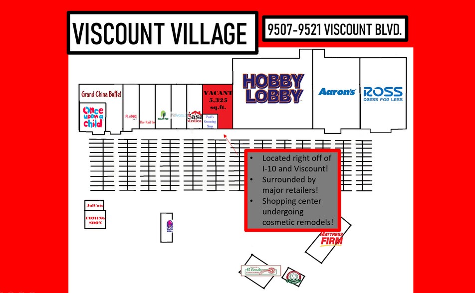 9505 Viscount Blvd, El Paso, TX à louer - Photo de l’immeuble – Image 3 sur 10