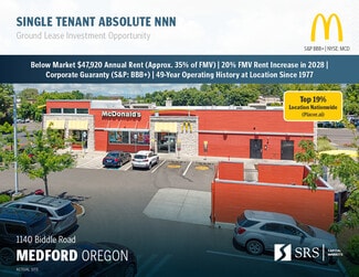 Plus de détails pour 1140 Biddle Rd, Medford, OR - Local commercial à vendre
