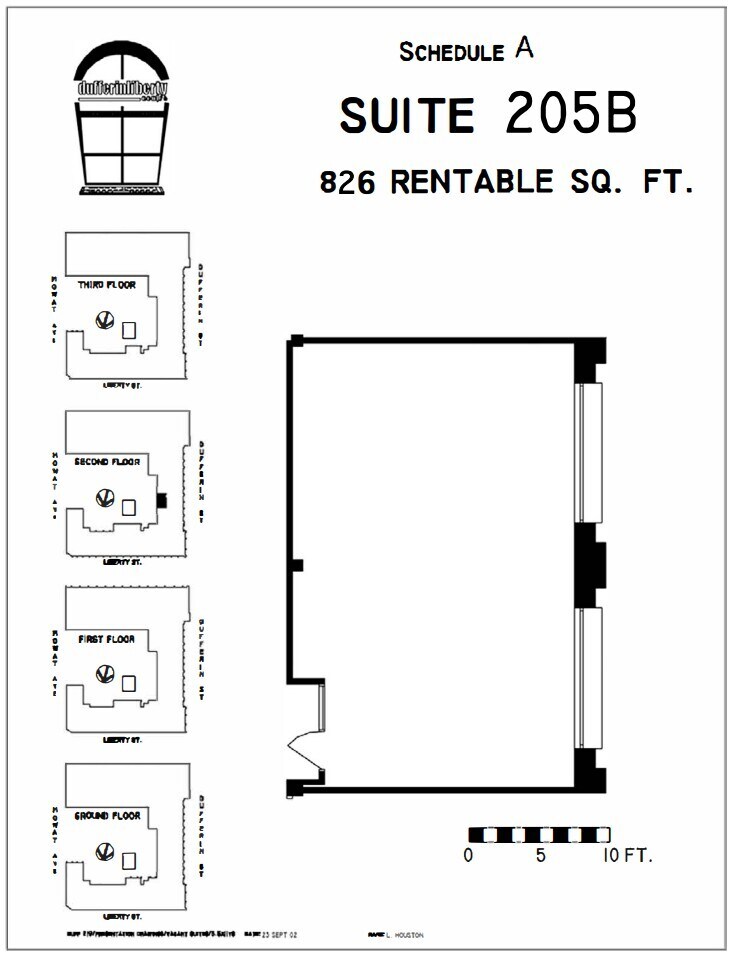 219 Dufferin St, Toronto, ON à louer Plan d’étage– Image 1 sur 1