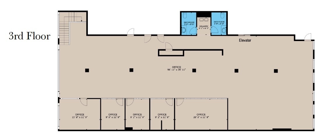 1643 N Milwaukee Ave, Chicago, IL à louer Plan d’étage– Image 1 sur 1