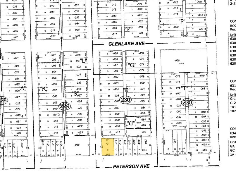 2454 W Peterson Ave, Chicago, IL à louer - Plan cadastral – Image 3 sur 6